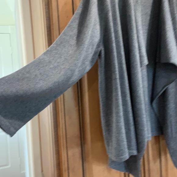 PerSe Grey cashmere waterfall cardigan. NWT - Picture 5 of 7
